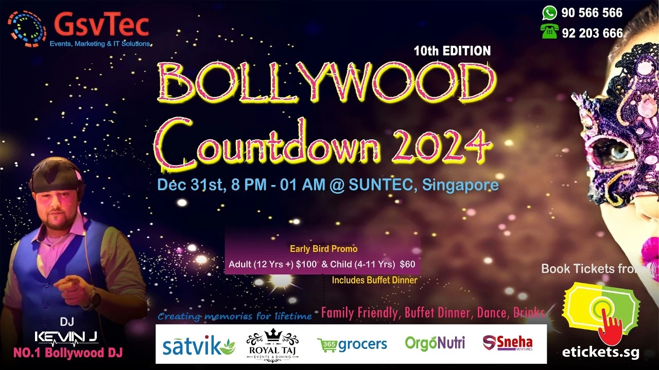 Bollywood Countdown Party 2024